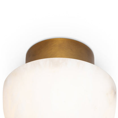 Alabaster Zedie Flush Mount Ceiling Light