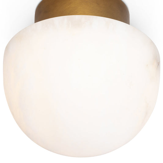 Alabaster Zedie Flush Mount Ceiling Light