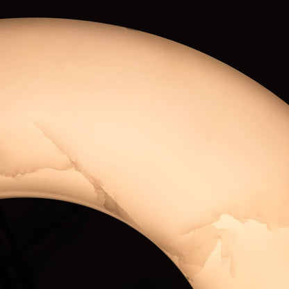 Alabaster Zimir  Round  Ring Ceiling Chandelier