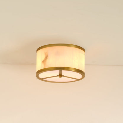 Alabaster Zahar Flush Mount Ceiling Light