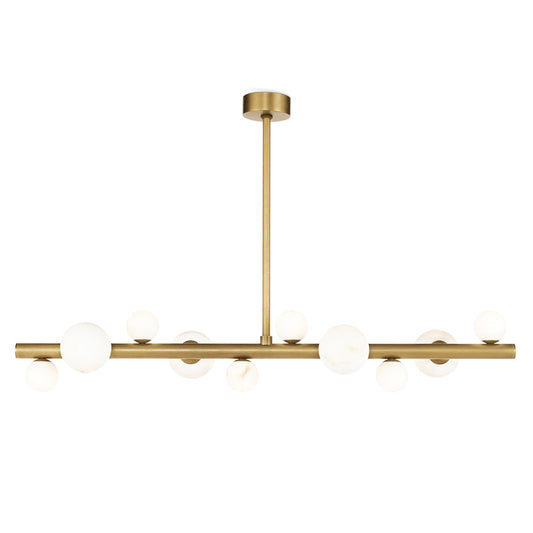 Alabaster  Zenobe  Linear Pendant Light