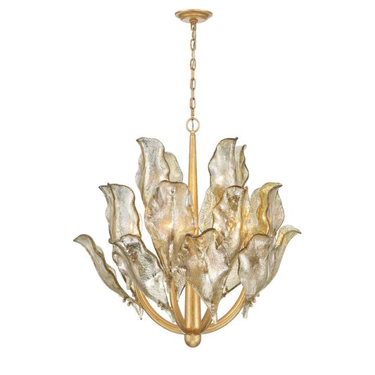Ted Modern Glass Chandelier