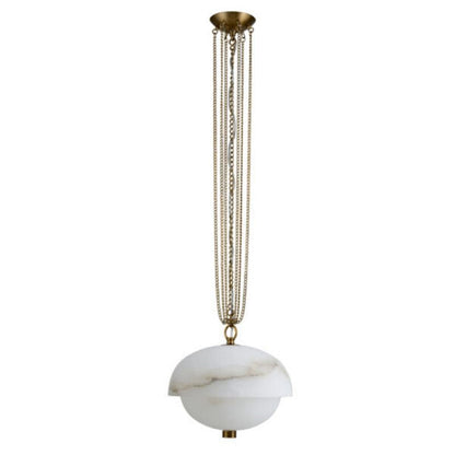Alabaster Zada  LED Pendant Light 17” (Chain)