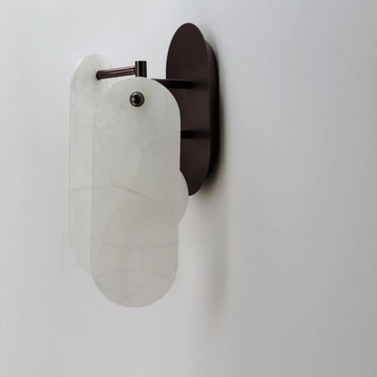 Alabaster Zanna Ball  Wall Sconce