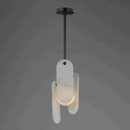 Alabaster Zanna Single Pendant Light