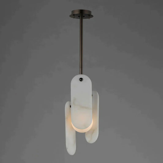 Alabaster Zanna Single Pendant Light
