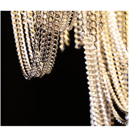 Viola Luxury Hardware Aluminum Chain Tassel Table Lamp