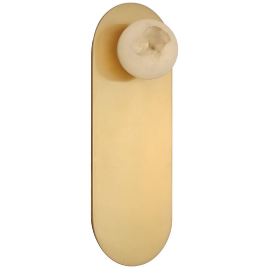 Alabaster Zemira  Wall Sconce Small Ball