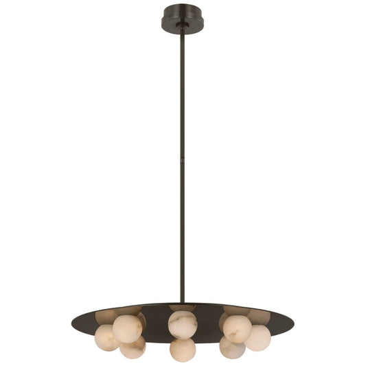 Alabaster Zemira 8 Lights Pendant Chandelier 24"W