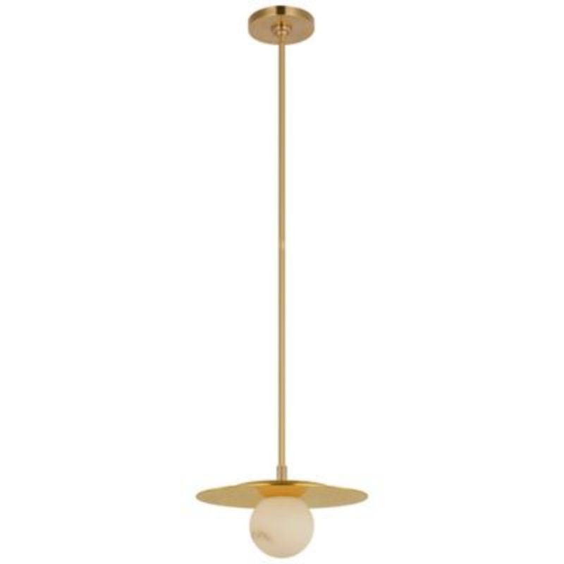 Alabaster Zemira Round Ball  Pendant  Lamp 12”