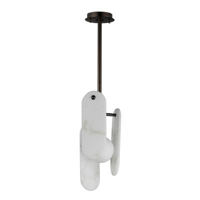 Alabaster Zanna Single Pendant Light