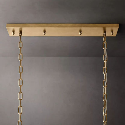 1920s Odem Rectangular Chandelier 40"