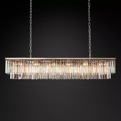 1920s Odem Rectangular Chandelier 72"