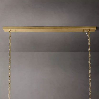 1920s Odem Rectangular Chandelier 72"
