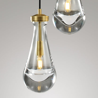 Raindrop round chandelier 5"(cord)