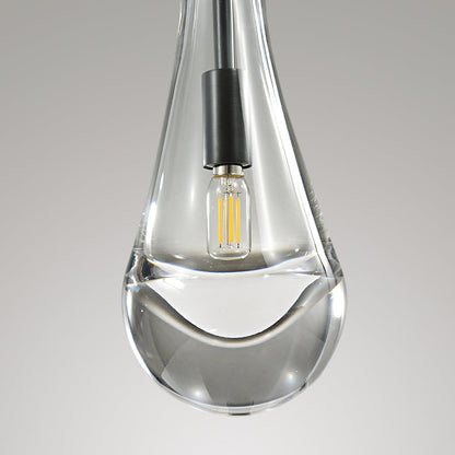 Raindrop round chandelier 5"(rod)