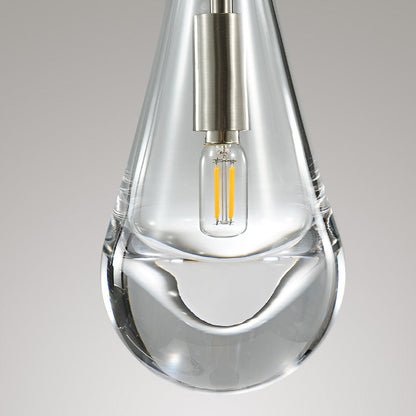 Raindrop round chandelier 5"(cord)