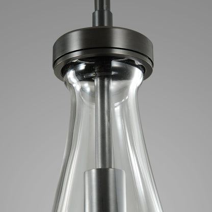 Raindrops Rectangular Chandelier 22" rod