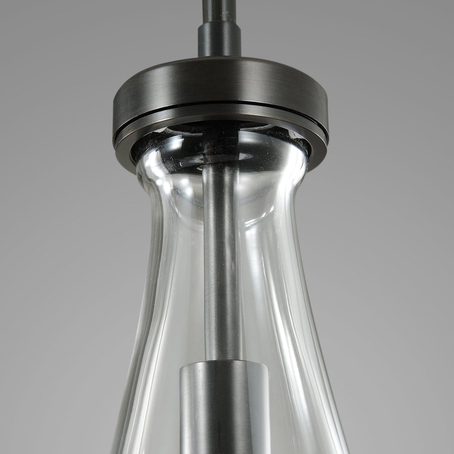 Raindrops Rectangular Chandelier 36" rod