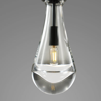 Raindrop round chandelier 14"(rod)