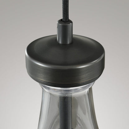 Raindrop round chandelier 5"(cord)