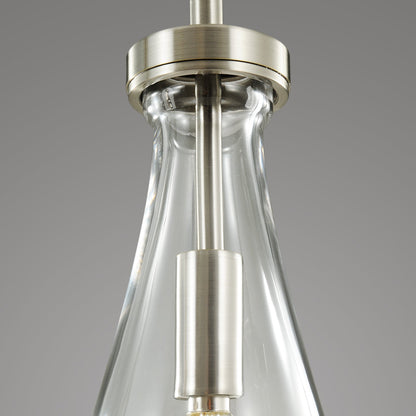 Raindrop round chandelier 5"(rod)