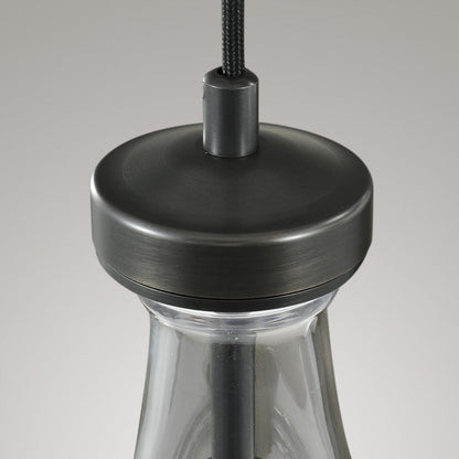 Raindrop round chandelier 8"(cord)