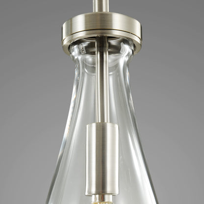 Raindrops Rectangular Chandelier 36" rod