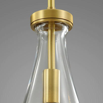 Raindrops Rectangular Chandelier 36" rod