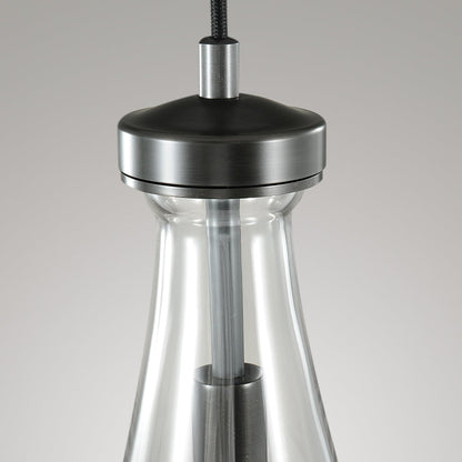 Raindrop round chandelier 5"(cord)