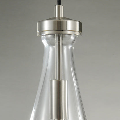 Raindrop round chandelier 8"(cord)