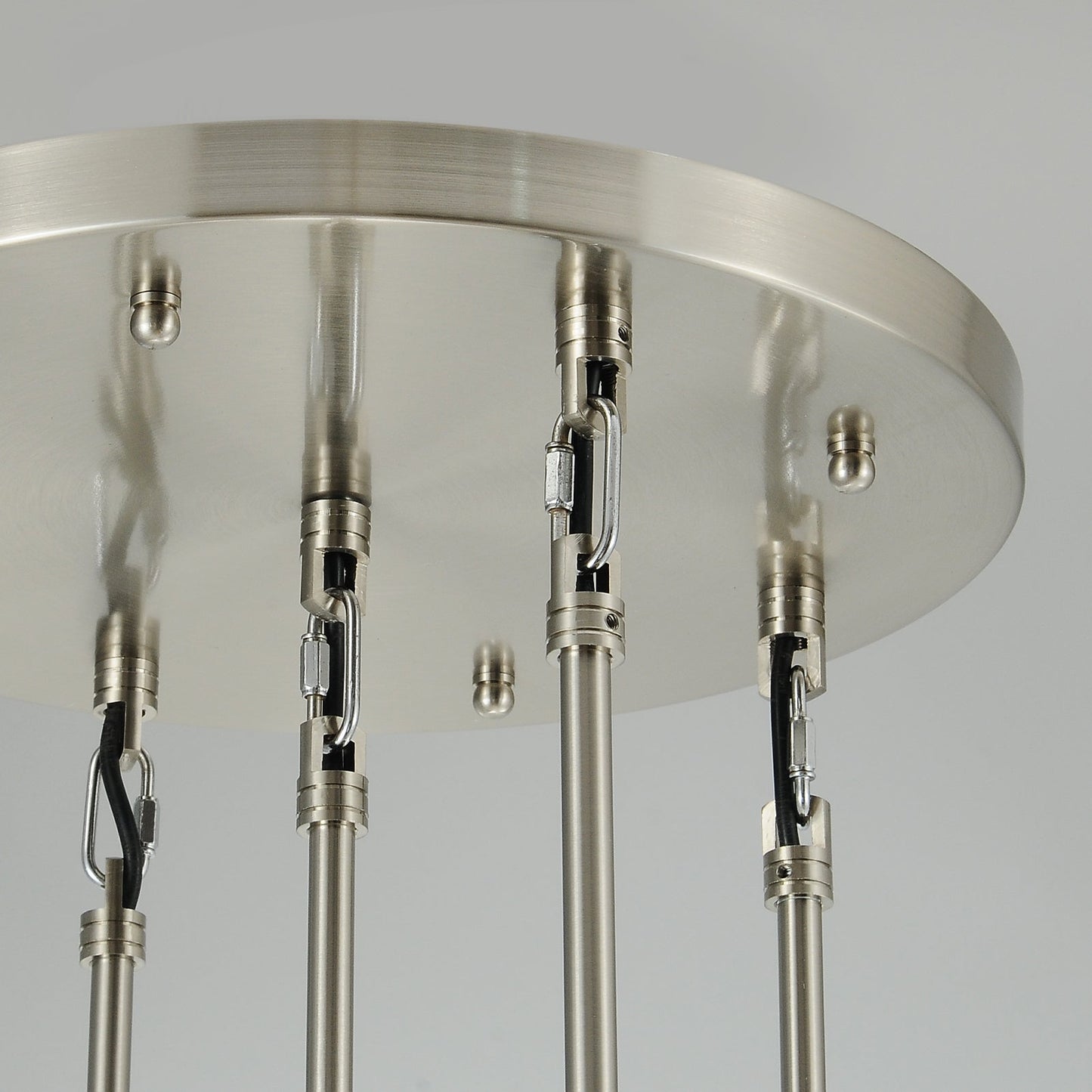 Raindrop round chandelier 14"(rod)