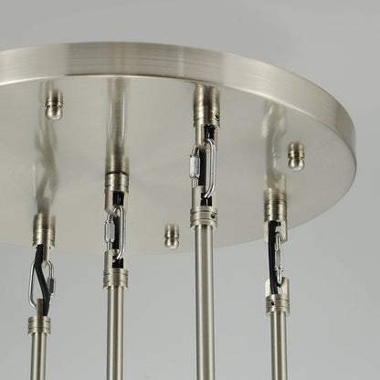 Raindrop round chandelier 14"(rod)