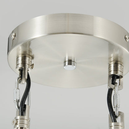 Raindrop round chandelier 5"(rod)
