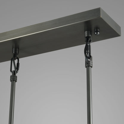 Raindrops Rectangular Chandelier 22" rod