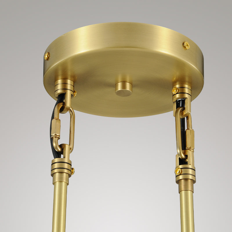 Raindrop round chandelier 5"(rod)