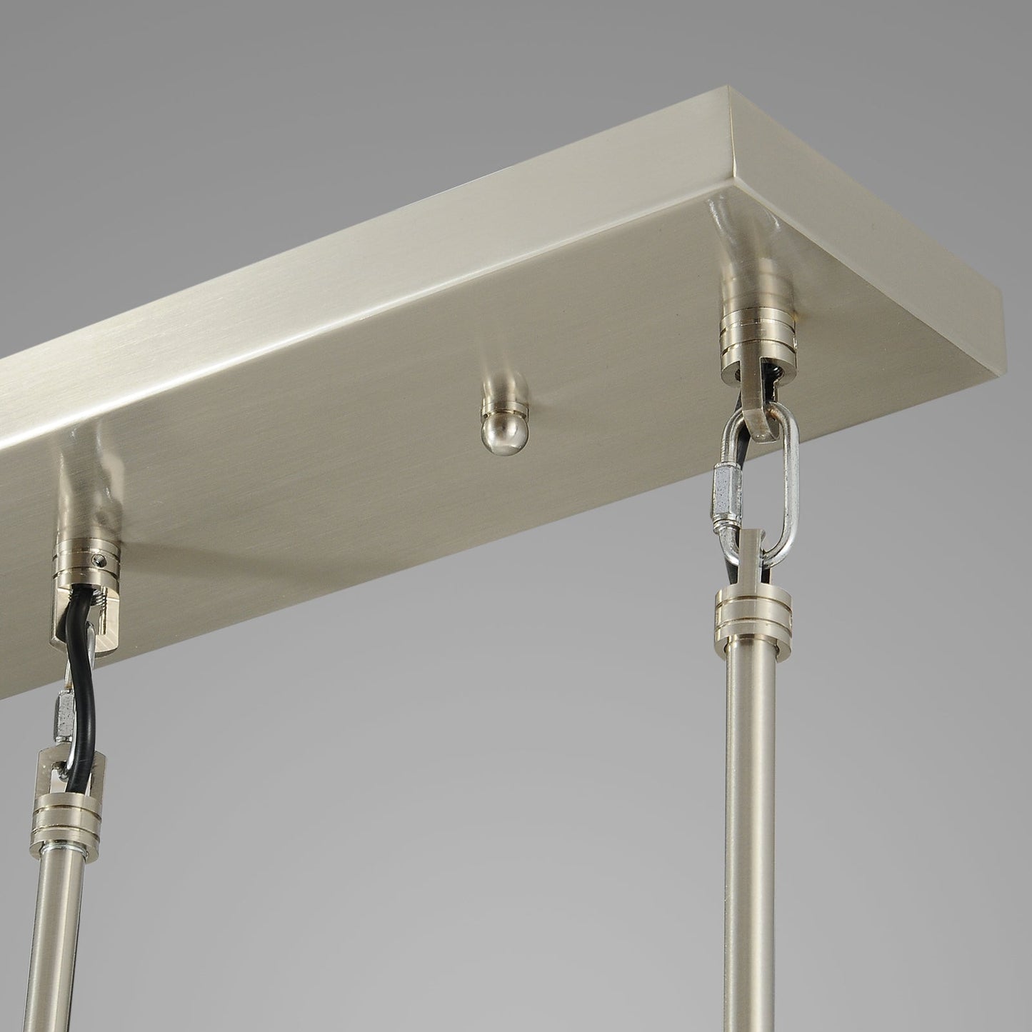 Raindrops Rectangular Chandelier 36" rod