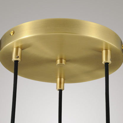 Raindrop round chandelier 8"(cord)