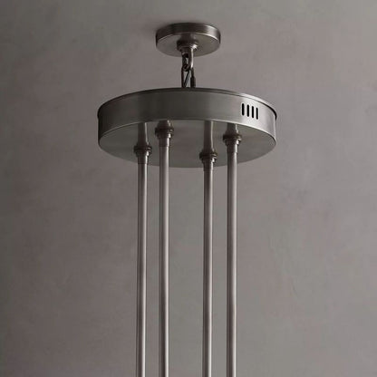 Aka Wine-glass Round Two-Tier Chandelier 60"