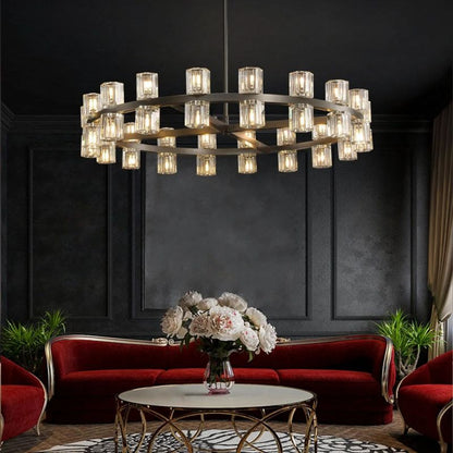 Aka Wine-glass Round Chandelier 36"