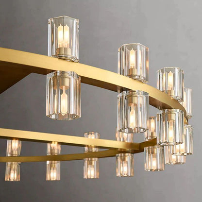 Aka Wine-glass Round Chandelier 48"
