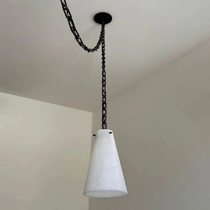 Alabaster Modern 3-light Marble Chandelier