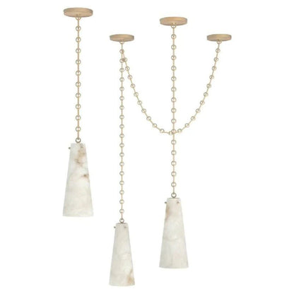 Alabaster Modern 3-light Marble Chandelier