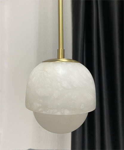 Alabaster Yoko Pendant