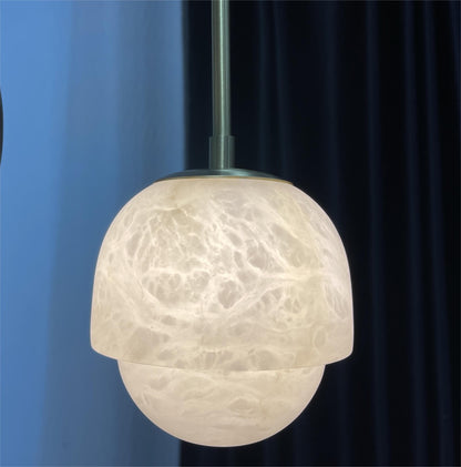 Alabaster Yoko Pendant