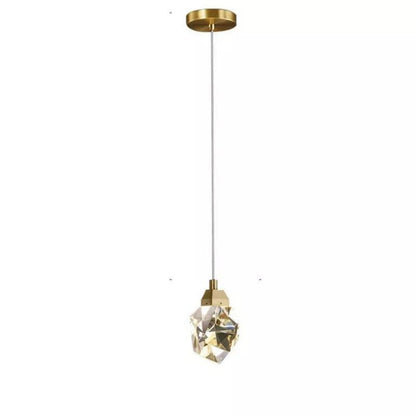 Angelia Faceted Crystal Prisms Pendant