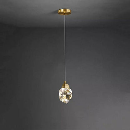 Angelia Faceted Crystal Prisms Pendant