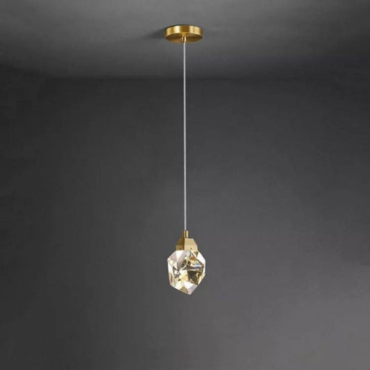 Angelia Faceted Crystal Prisms Pendant