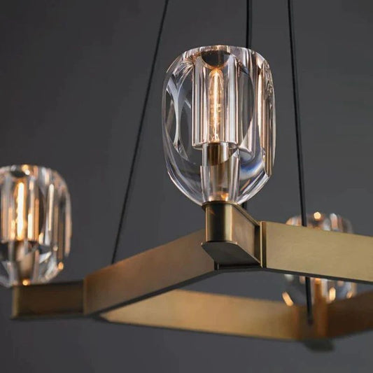 Bifrons Contemporary 4-Lights Dining Square Pendant