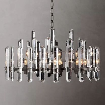 Browning Prism Round Chandelier 36"